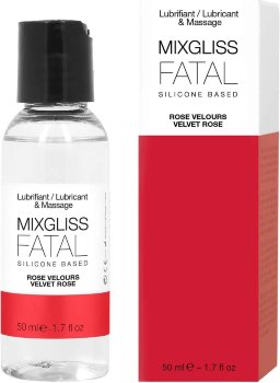 Силиконовый флюид с ароматом розы Mixgliss Fatal Velvet Rose - 50 мл.