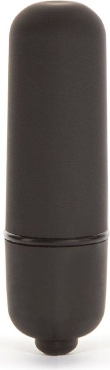 Черная вибропуля X-Basic Bullet Mini One Speed - 5,9 см.