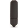 Черная вибропуля X-Basic Bullet Mini One Speed - 5,9 см.