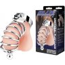 Серебристая клетка для члена Urethral Play Cage