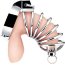 Серебристая клетка для члена Urethral Play Cage - Серебристая клетка для члена Urethral Play Cage