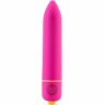 Розовая вибропуля Pink Vibe Power Bullet - 9 см.