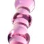 Розовый фаллоимитатор-ёлочка из прозрачного стекла - 18 см.  Цена 2 938 руб. - Розовый фаллоимитатор-ёлочка из прозрачного стекла - 18 см.