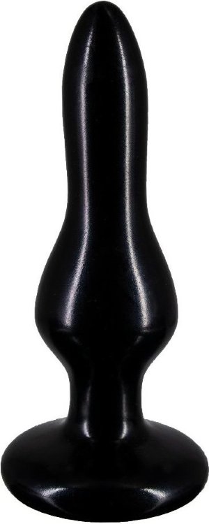 Черная анальная пробка MAGNUM 13 - 14 см.