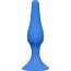 Синяя анальная пробка Slim Anal Plug Medium - 11,5 см.  Цена 824 руб. - Синяя анальная пробка Slim Anal Plug Medium - 11,5 см.