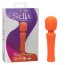 Оранжевый вибромассажер Stella Liquid Silicone Mini Massager - 14,5 см.  Цена 7 686 руб. - Оранжевый вибромассажер Stella Liquid Silicone Mini Massager - 14,5 см.