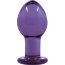 Фиолетовая стеклянная анальная пробка Crystal Medium - 7,6 см.  Цена 3 513 руб. - Фиолетовая стеклянная анальная пробка Crystal Medium - 7,6 см.