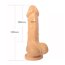Телесный фаллоимитатор 7 inch Realistic Cock - 19 см.  Цена 2 251 руб. - Телесный фаллоимитатор 7 inch Realistic Cock - 19 см.