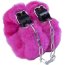 Кожаные наручники со съемной розовой опушкой  Цена 1 401 руб. - Кожаные наручники со съемной розовой опушкой