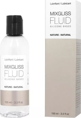 Смазка на силиконовой основе Mixgliss Fluid - 100 мл.  Цена 3 449 руб. Интимная смазка Mixgliss настоящий шелк для вашей кожи. Этот гель на силиконовой основе обеспечит долгое скольжение и подарит еще больше чувственности вашим прикосновениям. Мягкая, легкая, нежирная текстура Mixgliss подойдет для расслабляющего массажа. • Дерматологически протестирован • Не липкий, нежирный • Легкая, мягкая текстура • Не содержит парабенов • Долго держится на коже • Без запаха Внимание: • При попадании в глаза промыть водой. • В случае аллергической реакции прекратите использование. • Хранить вдали от света и тепла. Страна: Франция. Объем: 100 мл.