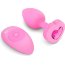 Розовый анальный плаг с кристаллом-сердцем Vibrating Heart Shape Jewel Plug S-M - Розовый анальный плаг с кристаллом-сердцем Vibrating Heart Shape Jewel Plug S-M