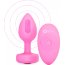 Розовый анальный плаг с кристаллом-сердцем Vibrating Heart Shape Jewel Plug S-M - Розовый анальный плаг с кристаллом-сердцем Vibrating Heart Shape Jewel Plug S-M