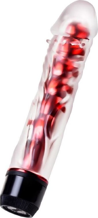 Классический вибратор TOYFA Trio Vibe красного цвета - 18 см.