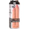 Телесный сдвоенный фаллоимитатор Double Stuffer 10 Double Pecker Dildo - 27 см.