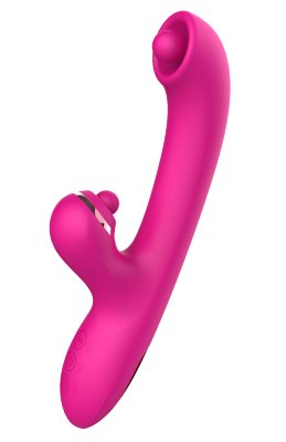 Розовый вибратор-кролик с усиленной стимуляцией точки G  Цена 3 915 руб. Длина: 22.5 см. Диаметр: 3.6 см. Розовый вибратор-кролик с усиленной стимуляцией точки G. Благодаря вращению шарика удается тщательно проработать G-зону. Рабочая длина - 12,5 см. Страна: Китай. Материал: анодированный пластик, силикон. Батарейки: встроенный аккумулятор.
