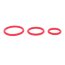 Набор из 3 красных эрекционных колец «Оки-Чпоки»  Цена 369 руб. - Набор из 3 красных эрекционных колец «Оки-Чпоки»