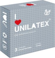 Презервативы с точками Unilatex Dotted - 3 шт.