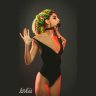 Черно-красный кляп-шарик Love Bite