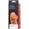 Телесная закрытая насадка с шариками Cock Sleeve Size M - 15,6 см.
