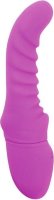 Фиолетовый вибратор Rechargeable G Curve - 20 см.