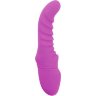 Фиолетовый вибратор Rechargeable G Curve - 20 см.