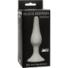 Серая анальная пробка Slim Anal Plug Medium - 11,5 см.