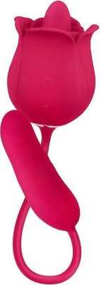 Розовый вибромассажер Rose Pro 8 Длина: 38.3 см. Диаметр: 2.7 см. Оригинальный интимный аксессуар для максимального удовольствия. Чувственный язычок внутри бутона двигается и вибрирует в разнообразных режимах, нежно лаская соски, клитор и другие эрогенные зоны. 9 режимов вибрации, 9 режимов работы язычка. Вторая часть секс-игрушки – виброяйцо, стимулирует влагалище и анальное отверстие с помощью разных режимов вибрации и вращения. Вибрация и вращение работают одновременно. Язычок в бутоне и виброяйцо можно включать одновременно или по отдельности. Включение/выключение работы язычка в бутоне — нажать и 3 сек. удерживать соответствующую кнопку на корпусе изделия. Должен загореться/погаснуть световой индикатор. Переключение режимов вибрации язычка — краткое нажатие той же кнопки. Включение/выключение вибрации и вращения в виброяйце — нажать и 3 сек. удерживать соответствующую кнопку на корпусе изделия. Должен загореться/погаснуть световой индикатор. Переключение режимов вибрации и вращения — краткое нажатие той же кнопки. Рабочая длина - 9,1 см. Страна: Китай. Материал: силикон. Батарейки: встроенный аккумулятор.