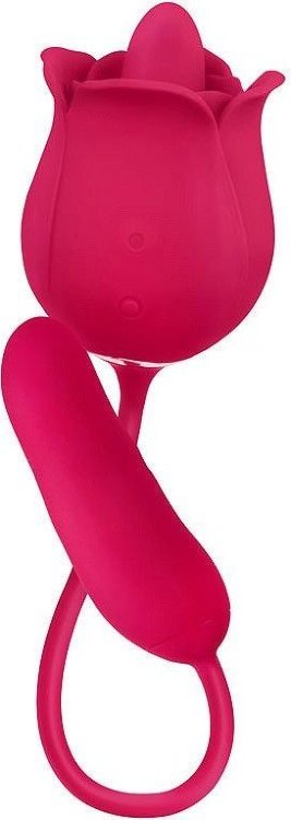 Розовый вибромассажер Rose Pro 8
