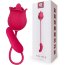 Розовый вибромассажер Rose Pro 8 - Розовый вибромассажер Rose Pro 8
