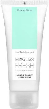 Лубрикант с охлаждающим эффектом Mixgliss Fresh Pepper Mint - 70 мл.
