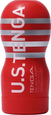 Мастурбатор TENGA U.S. Original Vacuum Cup Длина: 18 см. Красный мастурбатор - средний уровень стимуляции. Оригинальный вакуумный стимулятор Tenga Ultra Size Edition отличается удивительным новым улучшенным эффектом супервакуума. Разработанный специально для крупных мужчин, этот мастурбатор подарит вам наиболее мощный и незабываемый оргазм! Мастурбатор Ultra Size Edition мягко захватывает ваш член и имеет невероятно чувствительные выступы и изгибы, а также специальную функцию всасывания, которая идеально имитирует реалистичный минет. Страна: Япония. Материал: термопластичный эластомер (TPE).