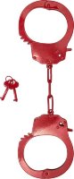 Красные стальные наручники