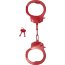 Красные стальные наручники  Цена 1 817 руб. - Красные стальные наручники