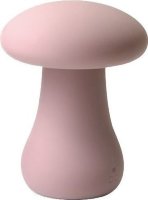 Розовый перезаряжаемый клиторальный стимулятор-грибочек Oyster Mushroom