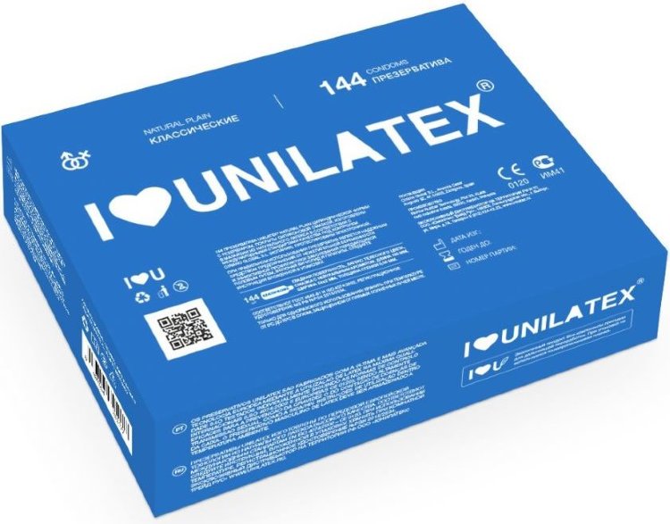 Классические презервативы Unilatex Natural Plain - 144 шт.