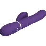 Фиолетовый вибратор-кролик Mariana - 22,6 см.