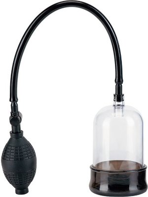 Помпа на головку фаллоса Penis Head Pump Длина: 12 см. Диаметр: 6.5 см. Это нехитрое приспособленье подарит вам оральные ласки! Как такое возможно? Колбочка с уплотнительным кольцом на вход скроет внутри себя головку вашего члена. Сжимая грушу, вы добьетесь эффекта посасывания. Теперь взрываться наслаждением вы сможете не только в ротике сексуальной партнерши. Диаметр входного отверстия уплотнителя - 2,5 см. Страна: Китай. Материал: акрил.