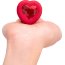 Красный анальный плаг с кристаллом-сердцем Vibrating Heart Shape Jewel Plug M-L - Красный анальный плаг с кристаллом-сердцем Vibrating Heart Shape Jewel Plug M-L