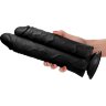 Черный сдвоенный фаллоимитатор Double Stuffer 10’’ Double Pecker Dildo - 27 см.