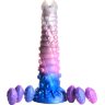 Фантазийный фаллоимитатор Tenta-Queen Ovipositor Silicone Dildo with Eggs - 29,2 см.