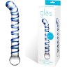 Изогнутый стеклянный фаллос G-Spot Glass Dildo - 17 см.