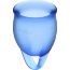 Набор синих менструальных чаш Feel confident Menstrual Cup  Цена 2 251 руб. - Набор синих менструальных чаш Feel confident Menstrual Cup