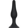 Чёрная малая анальная пробка Slim Anal Plug Small - 10,5 см.
