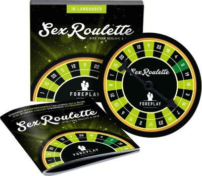 Настольная игра-рулетка Sex Roulette Foreplay  Цена 2 278 руб. Добавьте захватывающую изюминку в свою сексуальную жизнь. Крутите рулетку, стрелка указывает на число, которое решает, какое любовное задание ждет вас. Следуйте за номером по прилагаемому буклету, и он подскажет вам различные задания, благодаря которым вы внесете разнообразие в свой любовный досуг. Вы настроены, чтобы сделать решающий шаг? Будьте удивлены, взволнованы и соблазнены, и самое главное: найдите время, чтобы насладиться друг другом. 24 задания - какое из них выпадет сегодня? Размер игры - 12 X 12 X 1,5 см. Страна: Нидерланды. Материал: бумага.