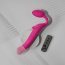 Ярко-розовый безремневой страпон Strap-on-me Vibrating Bendable Strap-On size L  Цена 23 285 руб. - Ярко-розовый безремневой страпон Strap-on-me Vibrating Bendable Strap-On size L