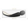 Черный вибромассажёр Lelo Smart Wand 2 Large - 30,4 см.