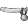 Разделитель мошонки из искусственной кожи на клепках 8 STYLE BALL DIVIDER