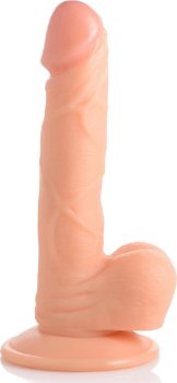Телесный фаллоимитатор 6.5 Dildo with Balls - 19 см.
