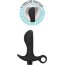 Черный анальный вибратор Silicone Vibrating Prostate Massager 01 - 10,8 см. - Черный анальный вибратор Silicone Vibrating Prostate Massager 01 - 10,8 см.