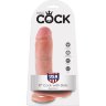 Телесный фаллоимитатор 8 Cock with Balls - 21,3 см.